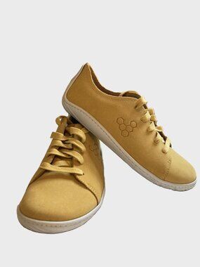 New Vivo Barefoot Yellow Leather Sneaker